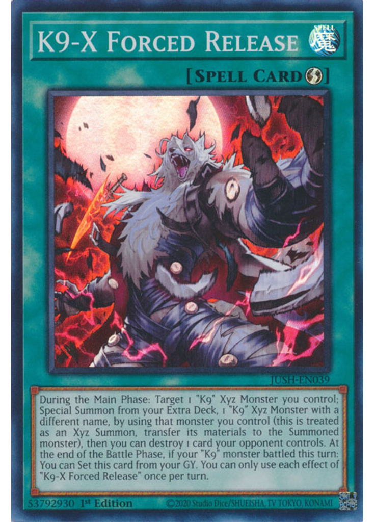 K9-X Forced Release