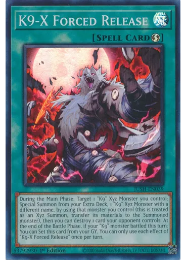 K9-X Forced Release