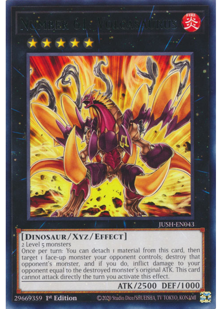 Number 61: Volcasaurus