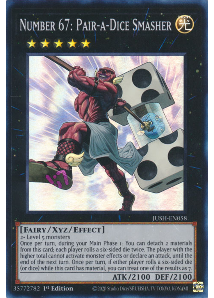 Number 67: Pair-a-Dice Smasher (Super Rare 1st Edition)