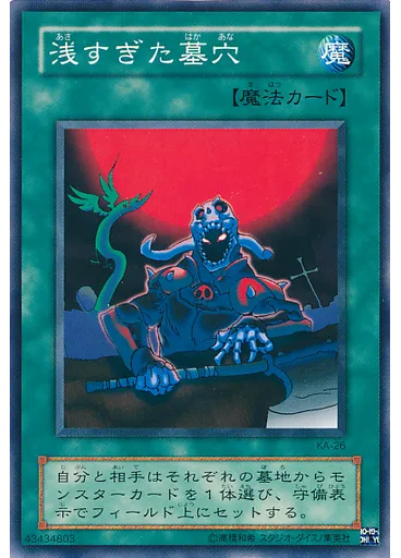 浅すぎた墓穴