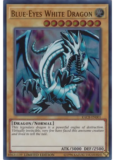Blue-Eyes White Dragon (Ultra Rare Limited) — Kaiba's Collector Box