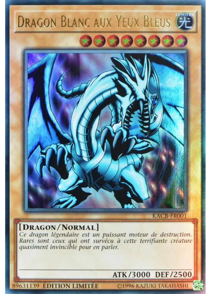 Dragon Blanc aux Yeux Bleus