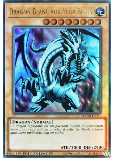 Dragon Blanc aux Yeux Bleus — Boîte Collector Yugi & Kaiba