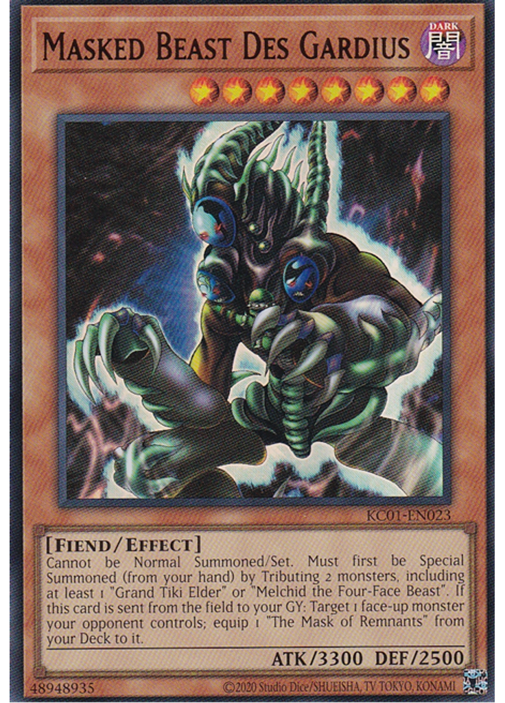Masked Beast Des Gardius