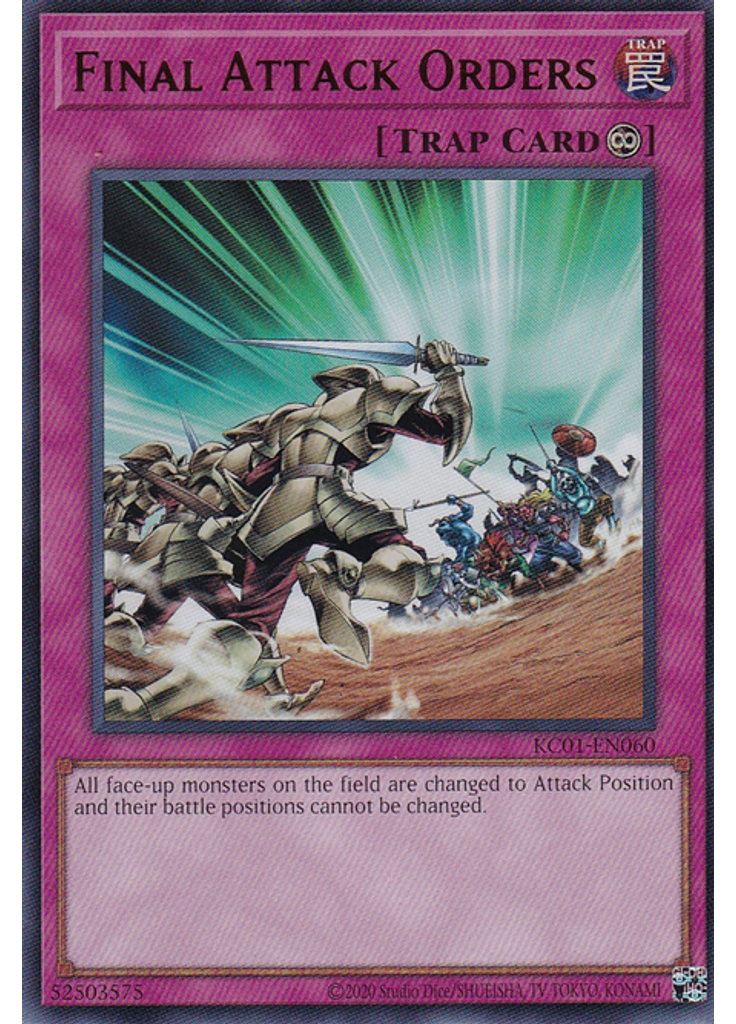 Final Attack Orders