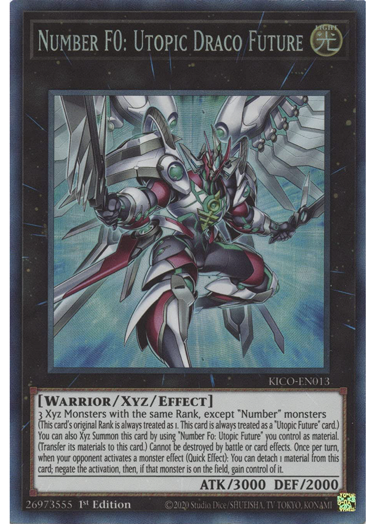 Number F0: Utopic Draco Future (Collectors Rare 1st Edition)