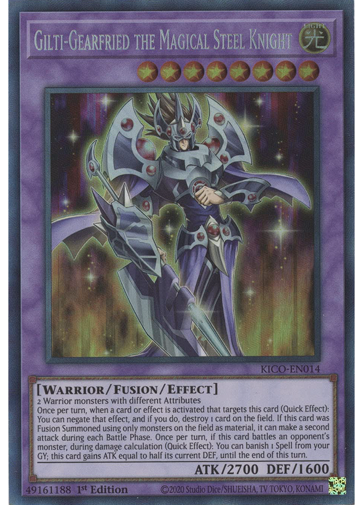 Gilti-Gearfried the Magical Steel Knight (Collectors Rare 1st Edition)