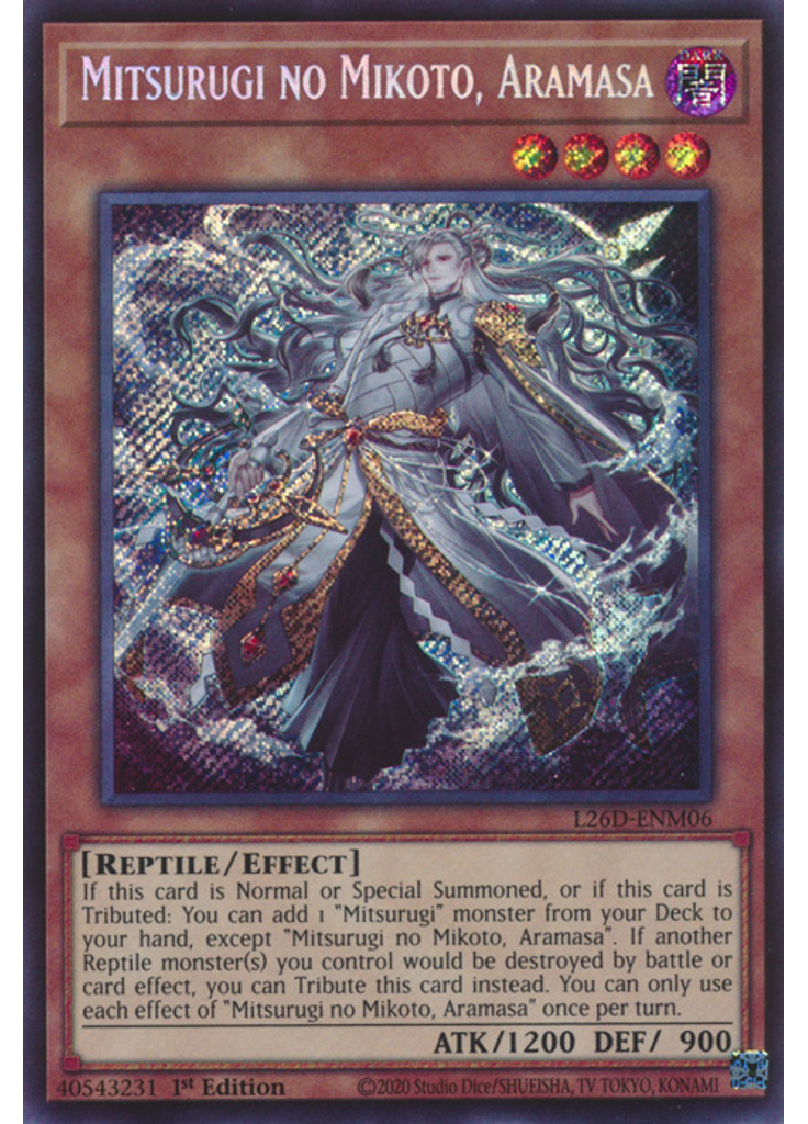 Mitsurugi no Mikoto, Aramasa (Secret Rare 1st Edition)