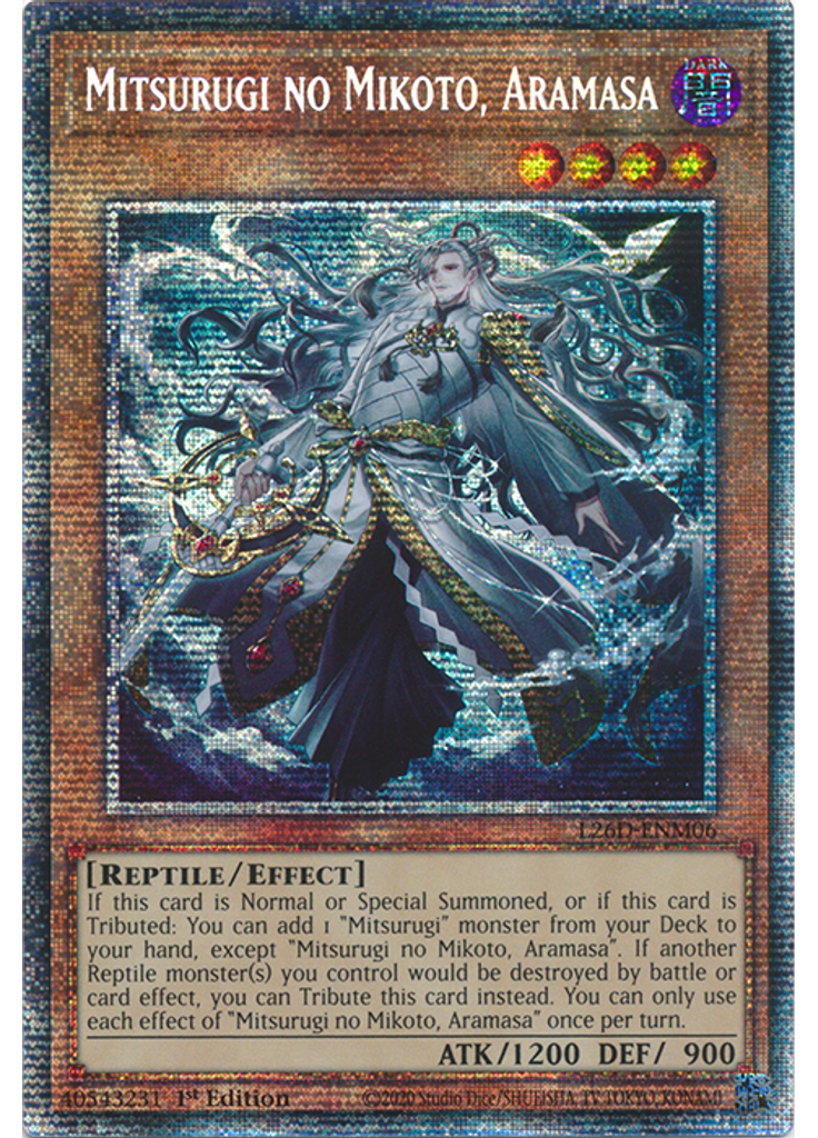 Mitsurugi no Mikoto, Aramasa (Starlight Rare 1st Edition)