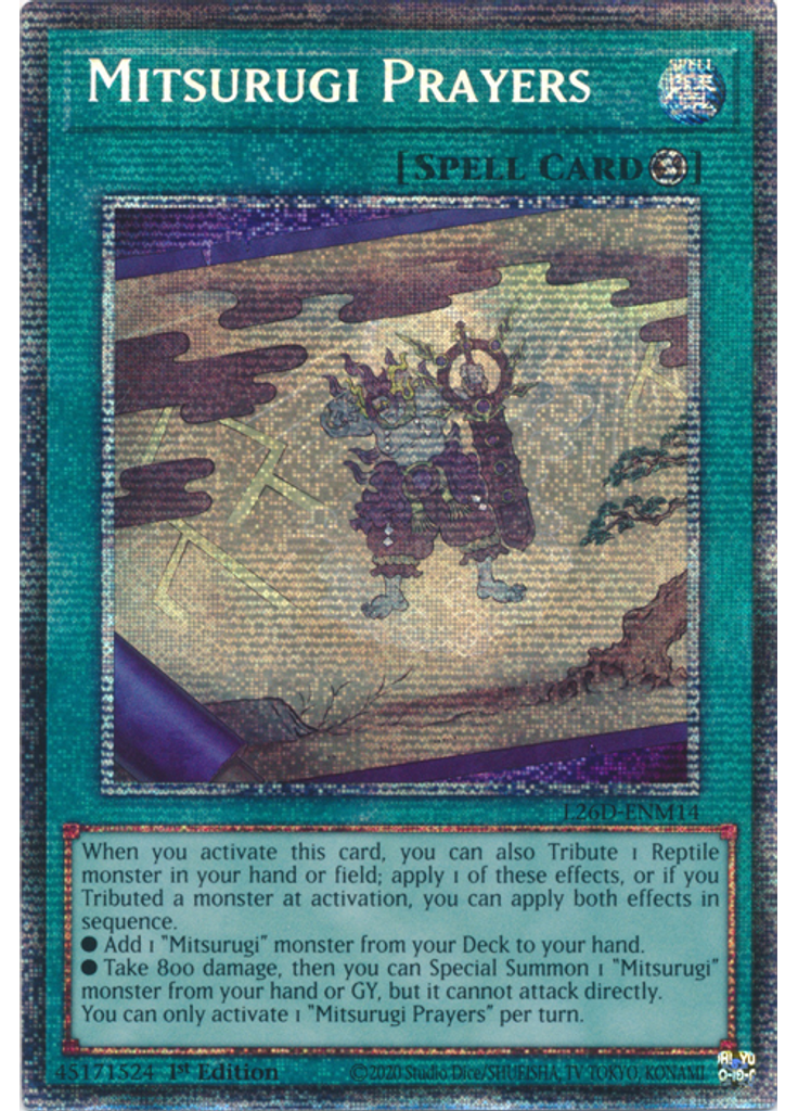 Mitsurugi Prayers (Starlight Rare 1st Edition)