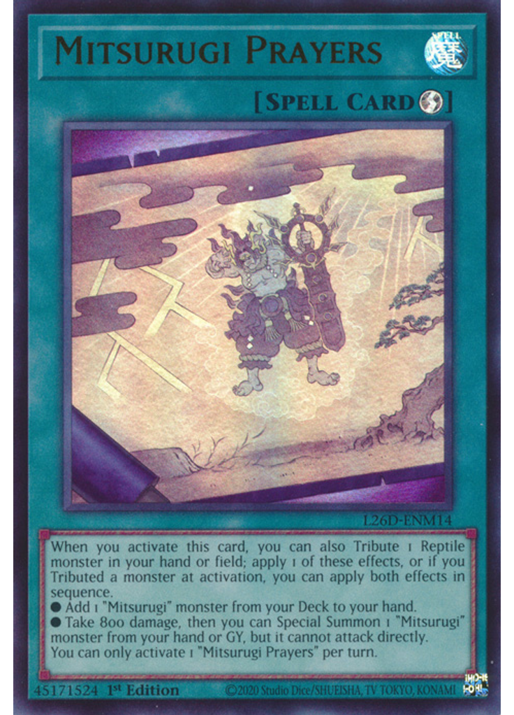 Mitsurugi Prayers (Ultra Rare 1st Edition)