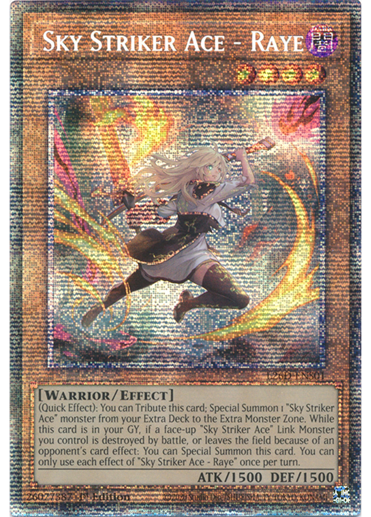 Sky Striker Ace - Raye (Starlight Rare 1st Edition)