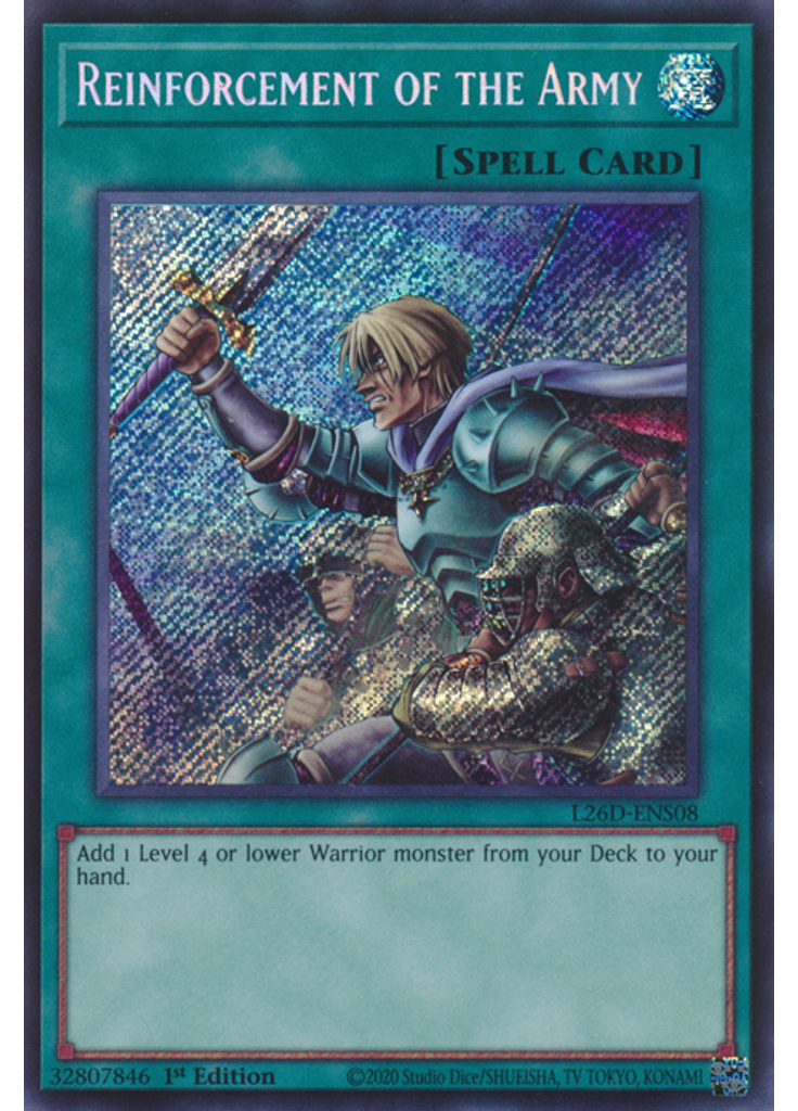 Reinforcement of the Army (Secret Rare 1st Edition)
