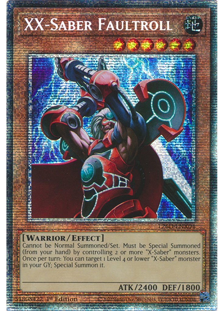 XX-Saber Faultroll (Starlight Rare 1st Edition)