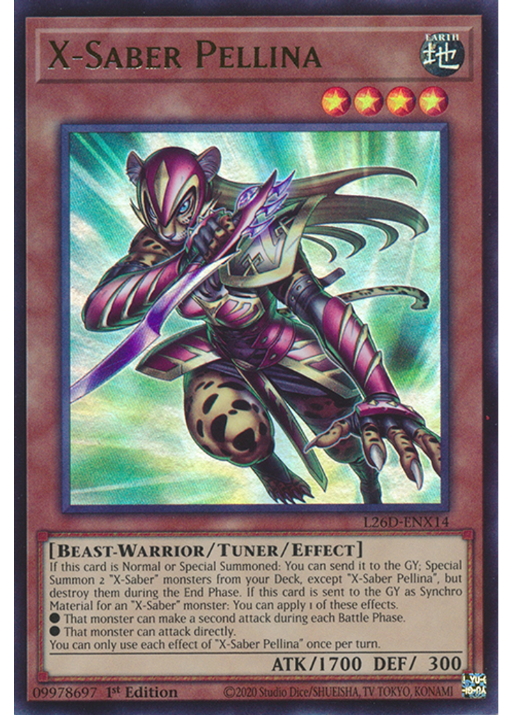 X-Saber Pellina (Ultra Rare 1st Edition)