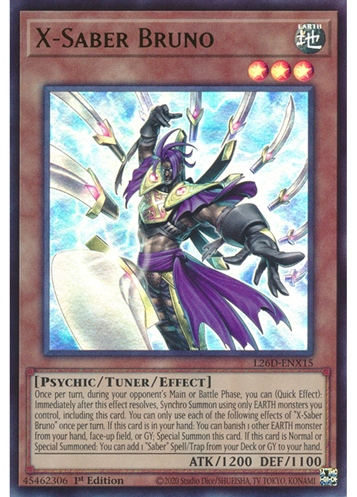 X-Saber Bruno (Ultra Rare 1st Edition)