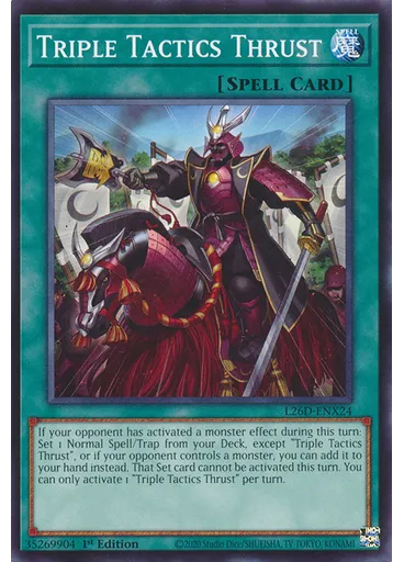 Triple Tactics Thrust