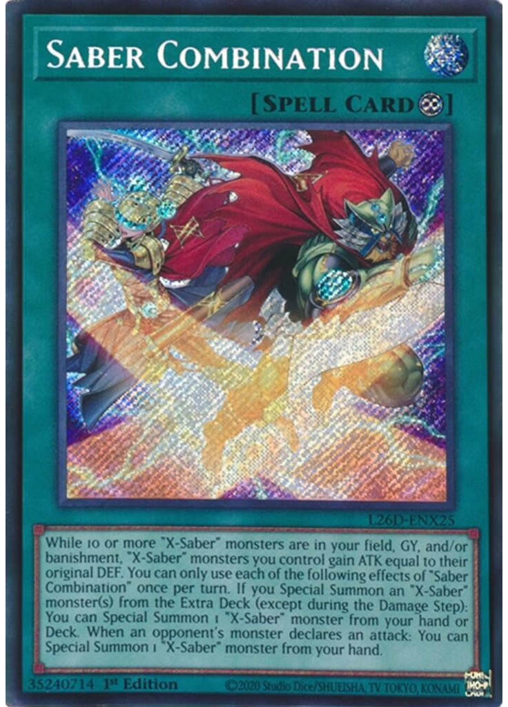 Saber Combination (Secret Rare 1st Edition)