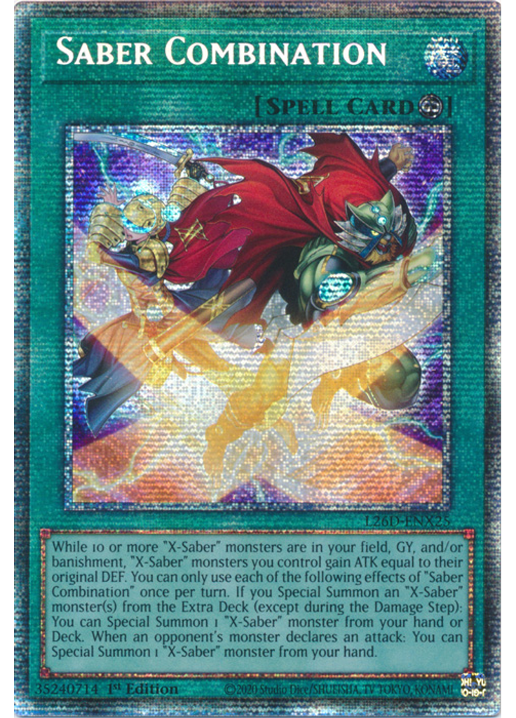 Saber Combination (Starlight Rare 1st Edition)