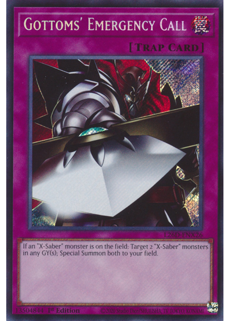 Gottoms' Emergency Call (Secret Rare 1st Edition)