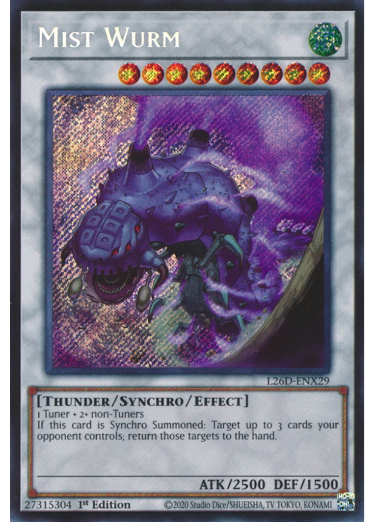 Mist Wurm (Secret Rare 1st Edition)
