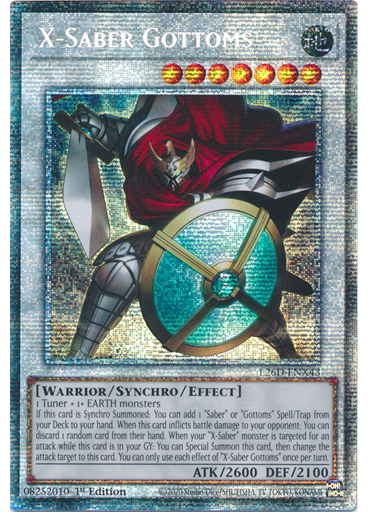 X-Saber Gottoms (Starlight Rare 1st Edition)