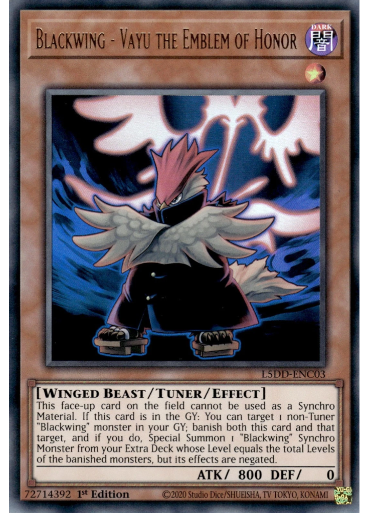 Blackwing - Vayu the Emblem of Honor