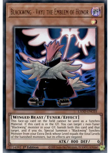 Blackwing - Vayu the Emblem of Honor