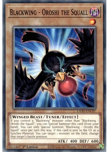 Blackwing - Oroshi the Squall — Legendary 5D's Decks