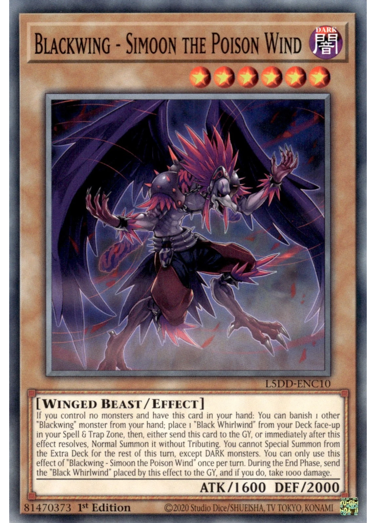 Blackwing - Simoon the Poison Wind