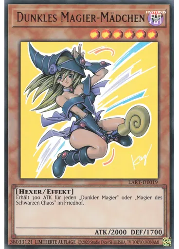 Dunkles Magier-Mädchen