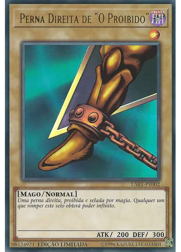Perna Direita de "O Proibido"