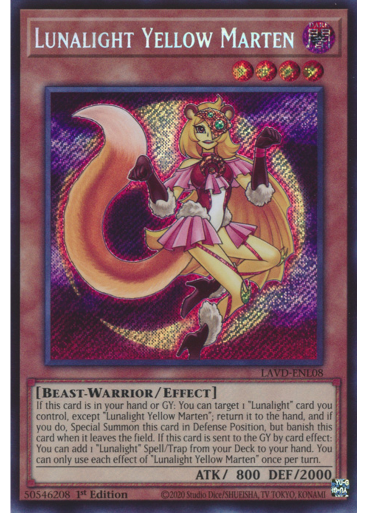 Lunalight Yellow Marten (Secret Rare 1st Edition)
