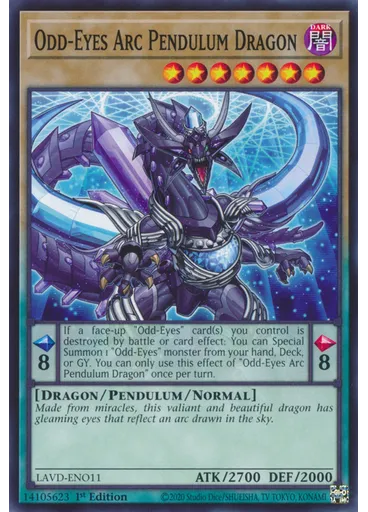 Odd-Eyes Arc Pendulum Dragon — Legendary Arc-V Decks