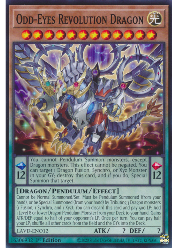 Odd-Eyes Revolution Dragon