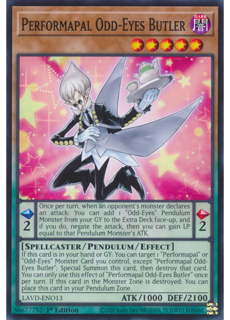 Performapal Odd-Eyes Butler