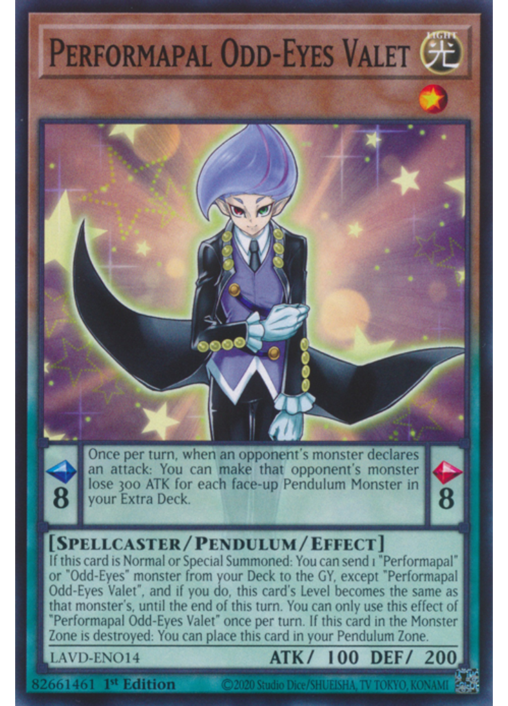 Performapal Odd-Eyes Valet
