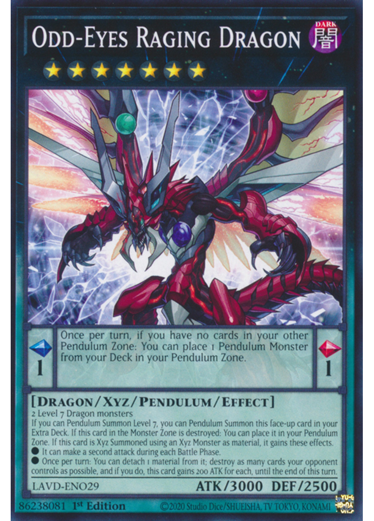 Odd-Eyes Raging Dragon