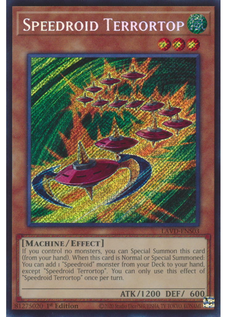 Speedroid Terrortop (Secret Rare 1st Edition)