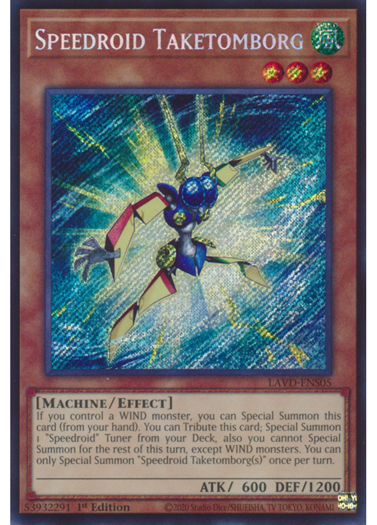 Speedroid Taketomborg (Secret Rare 1st Edition)