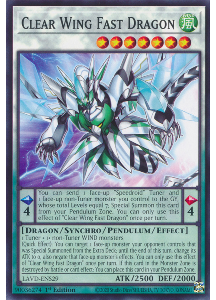 Clear Wing Fast Dragon