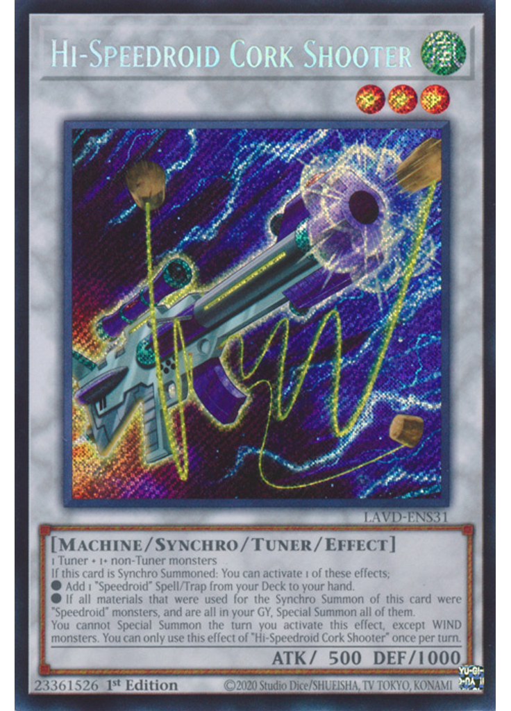 Hi-Speedroid Cork Shooter (Secret Rare 1st Edition)