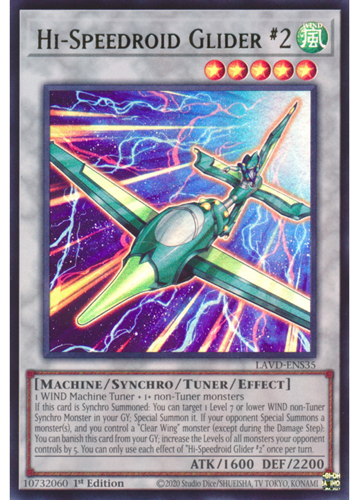 Hi-Speedroid Glider #2 (Ultra Rare 1st Edition)