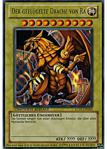 Der geflügelte Drache von Ra — Legendary Collection