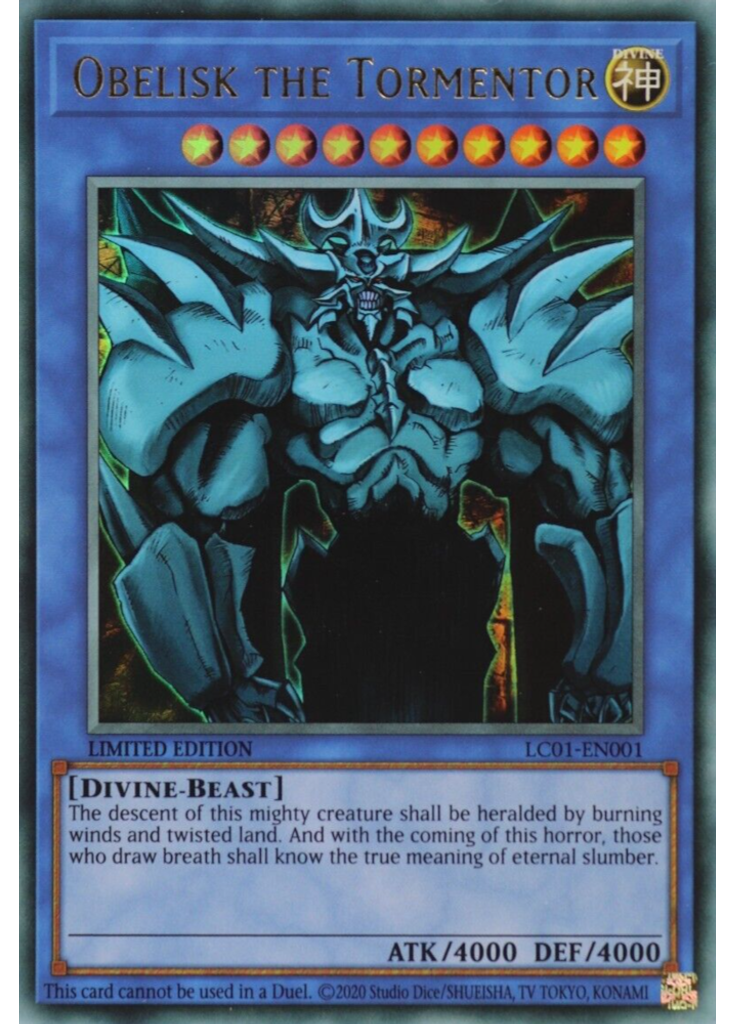 Obelisk the Tormentor (Ultra Rare Limited 25th Anniversary Edition)