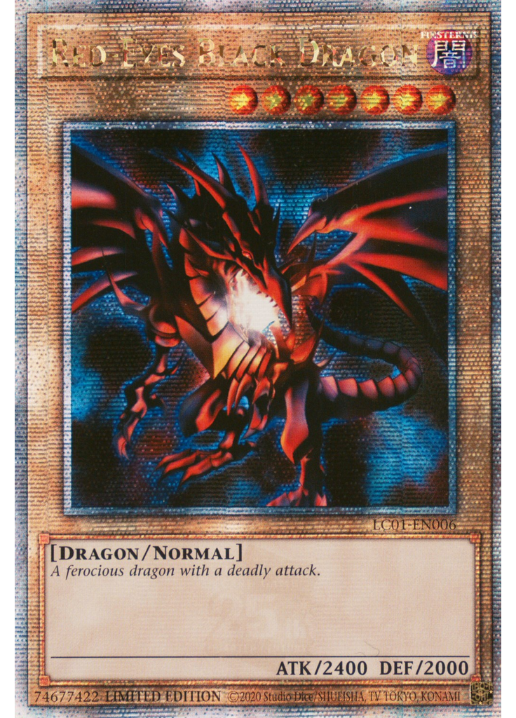 Red-Eyes Black Dragon (Quarter Century Secret Rare Limited German)