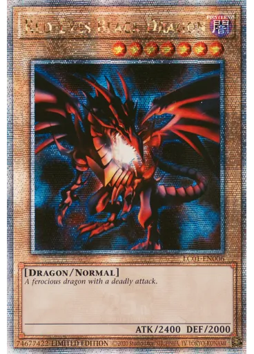 Red-Eyes Black Dragon (Quarter Century Secret Rare Limited German)
