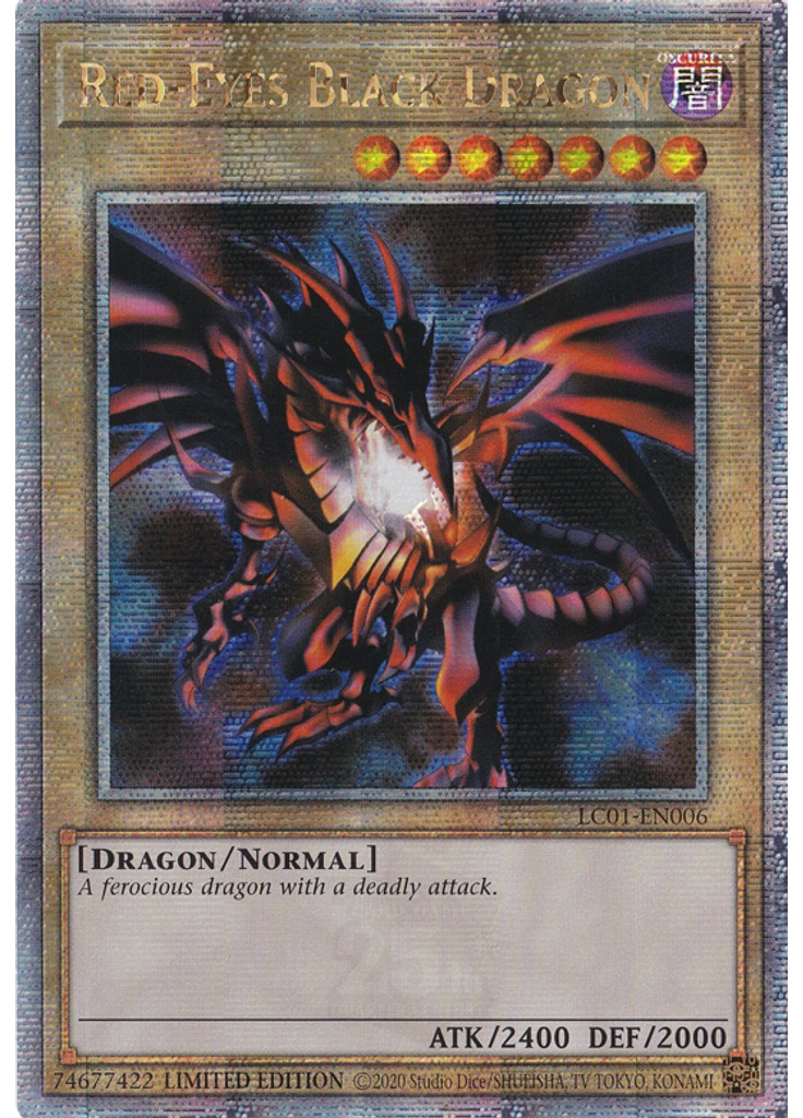 Red-Eyes Black Dragon (Quarter Century Secret Rare Limited Italian)