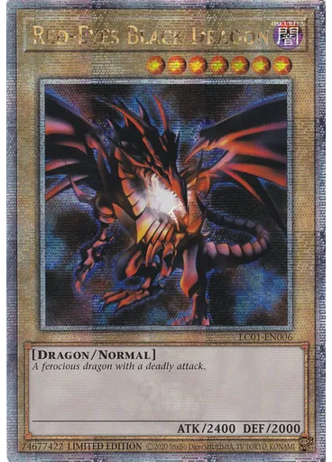 Red-Eyes Black Dragon (Quarter Century Secret Rare Limited Italian)